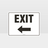 Custom Signs Outdoor Metal,Exit Left Arrow Sign